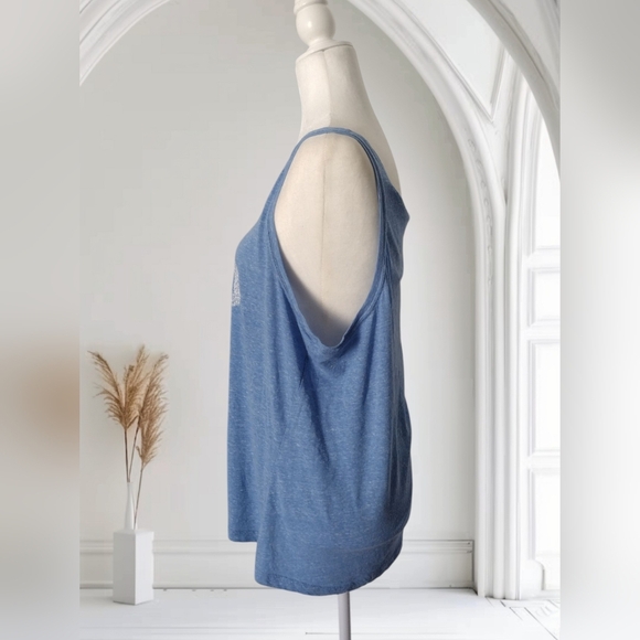 GAP Women's Blue Tank Top Size XL - Picture 2 of 5